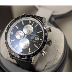태그호이어 [TAG Heuer] 수입고급 태그호이어 까레라 칼리버16 크로노그래프 블랙