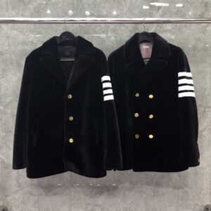 대리석집 톰브라운 더블 브레스티드 밍크 울 코트