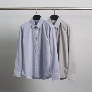 아미 스몰하트자수 체크 셔츠