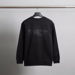 발렌시아가 블랙에디션 코튼 맨투맨