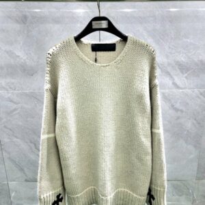 크롬하츠 24FW 레더패치 니트