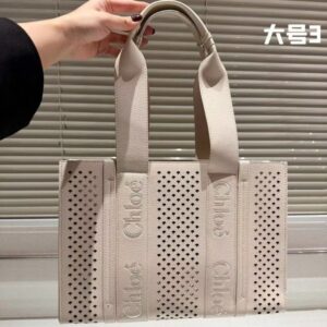 끌로에 가죽 우디백