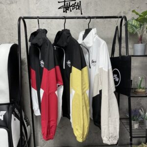 스투시 박스 배색 윈드브레이커