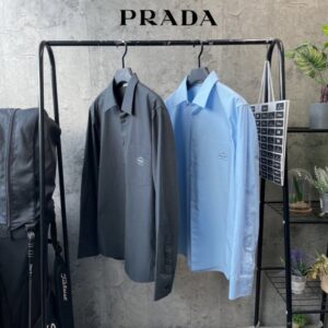 프라다 포켓로고  셔츠