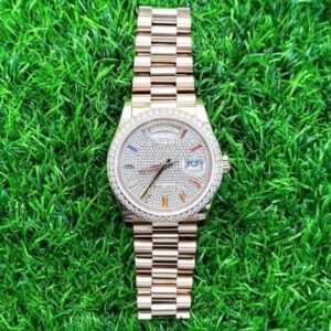 롤렉스 데이데이트36mm 18K로즈골드 금통