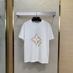 루이비통 모노그램 플라워 3D 그라디언트 프린트 티셔츠