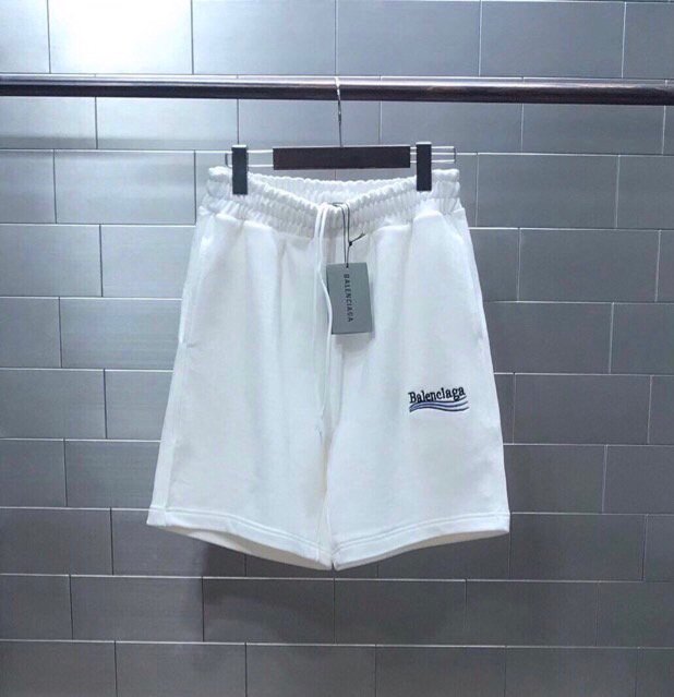 발렌시아가 웨이브로고 스웻반바지