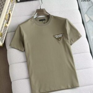 프라다 2025SS 밀라노로고 라운드 티셔츠