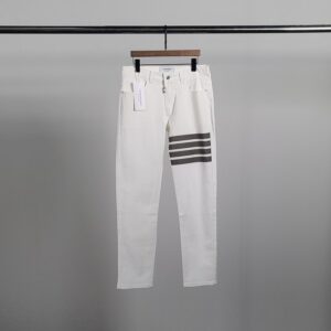 톰브라운 사선완장 도그 화이트 청바지