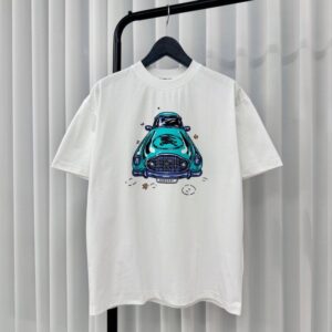 버버리 카 코튼 티셔츠