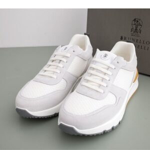 브루넬로쿠치넬리 [Brunello Cucinelli] 레더 믹스 스니커즈
