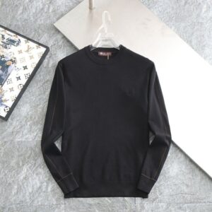 로피아나 2025FW 암스티치 자수로고 울캐시미어 라운드니트