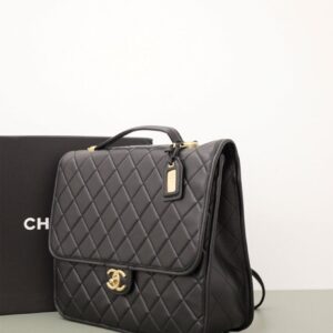 샤넬 [Chanel] 라지 스쿨 메모리 백팩 카프스킨