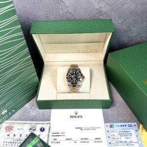 로렉스 서브마리너 블랙 콤비 40mm