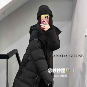 캐나다구스 스카치 포인트  여성 오리털 롱패딩