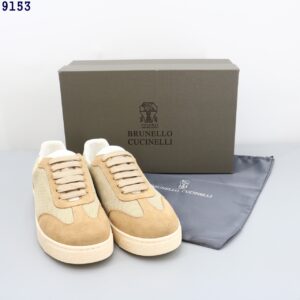 브루넬로쿠치넬리 매쉬 브라운 스니커즈