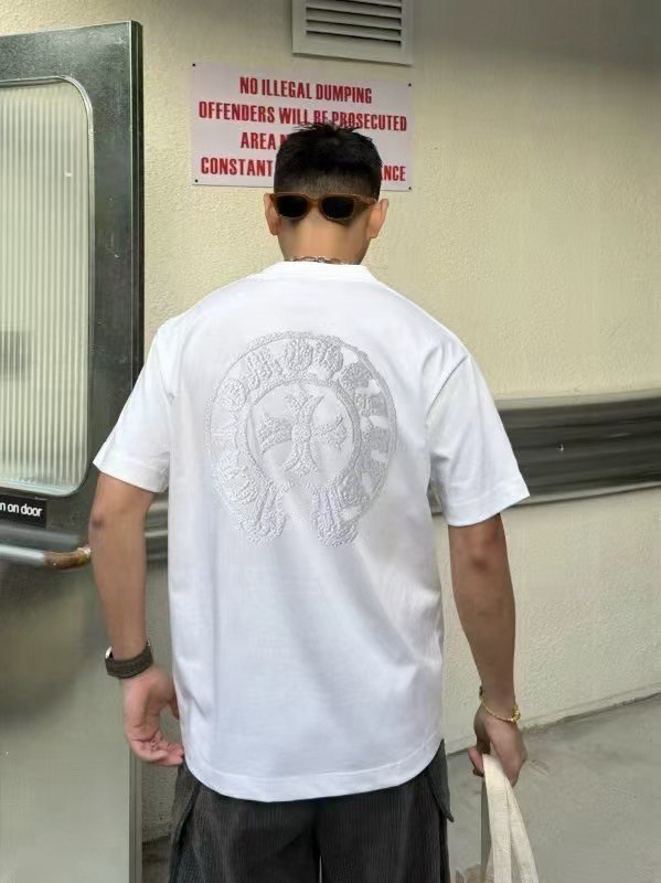 (정로스) 크롬하츠-Chrome Hearts 홀스슈 자소 반팔티셔츠 CCC- 0783