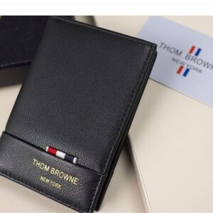 톰브라운 [THOM BROWNE] 수입프리미엄급 페블 그레인 레더 더블 카드홀더