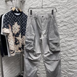 발렌시아가 [프리미엄] 포켓 세미 와이드 팬츠