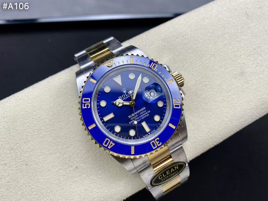 로렉스 C공장 3235 서브마리너 블루 투톤 (세라믹 베젤) 41MM
