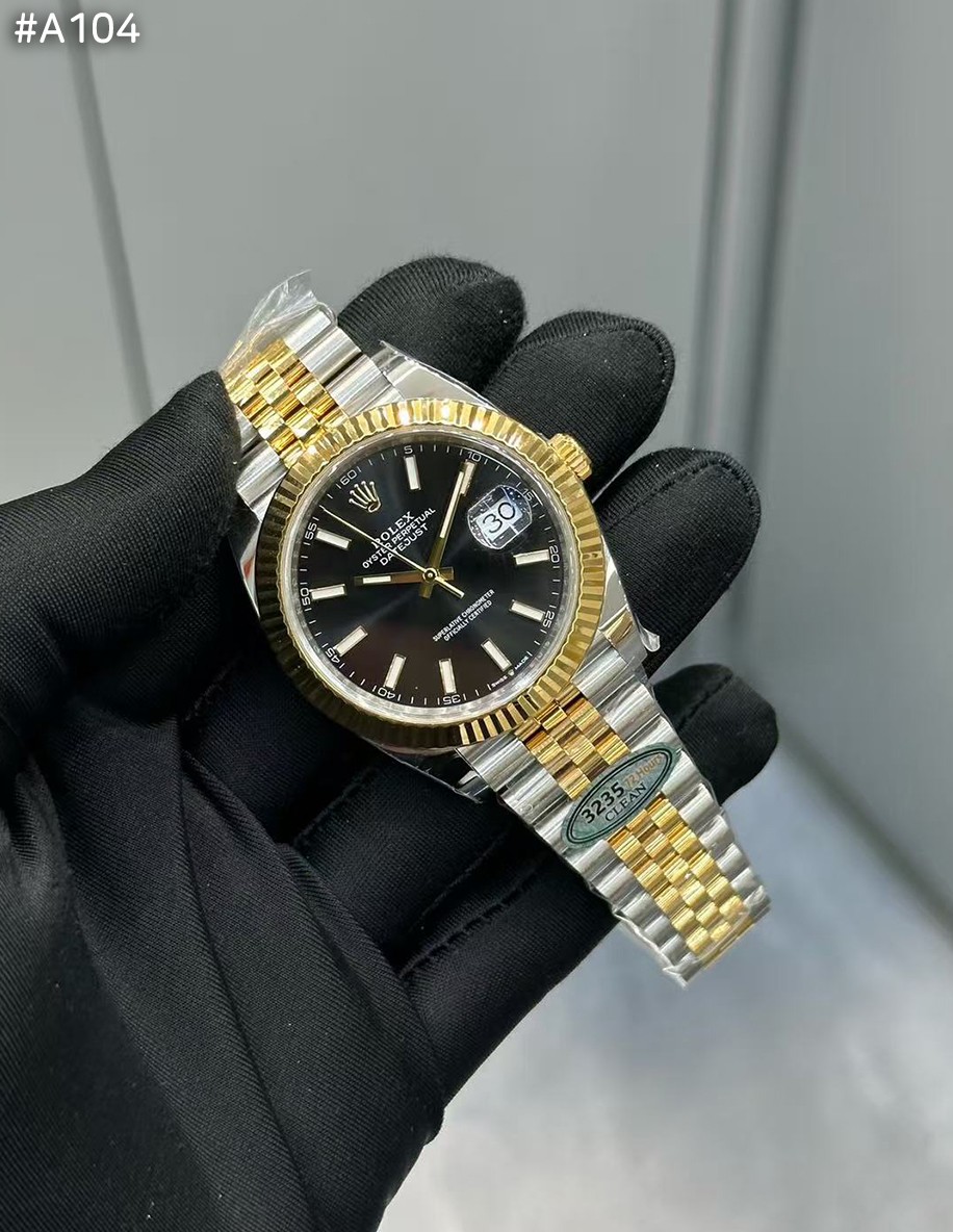 로렉스 C공장 3235 데이저스트 블랙 다이얼 투톤 41MM