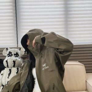 아크테릭스 남성용 아웃도어 방수 하드쉘 완전 밀봉 재킷