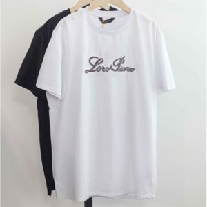 로로피아나 [LOLO PIANA] 남성 로프 레터링 로고 크루넥 티셔츠