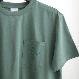 벨루티 [Berluti] 남성 포켓 패치 라운드 티셔츠