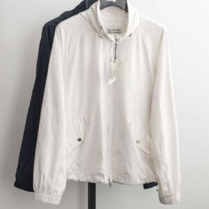 브루넬로쿠치넬리 [Brunello Cucinelli] 솔리드 후드 집업 자켓