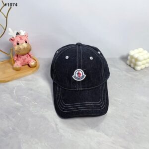 몽클레어 데님 볼캡