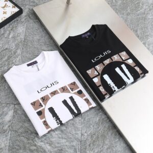 루이비통 신상 모노그램로고 실크 라운드 티셔츠
