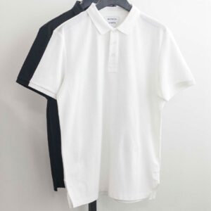 보테가베네타 [BOTTEGA VENETA] 에센셜 시어서커 카라 반팔 티셔츠