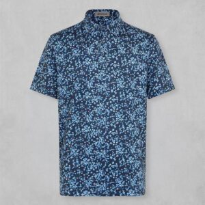 지포어 SCATTERED DITZY TECH JERSEY 패턴 숏 슬리브 폴로 티셔츠
