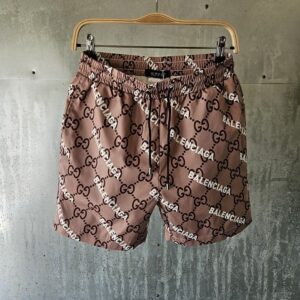 구찌 X 발렌시아가 자가드 반바지
