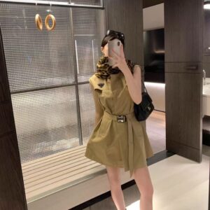 프라다 조끼 원피스(벨트포함)