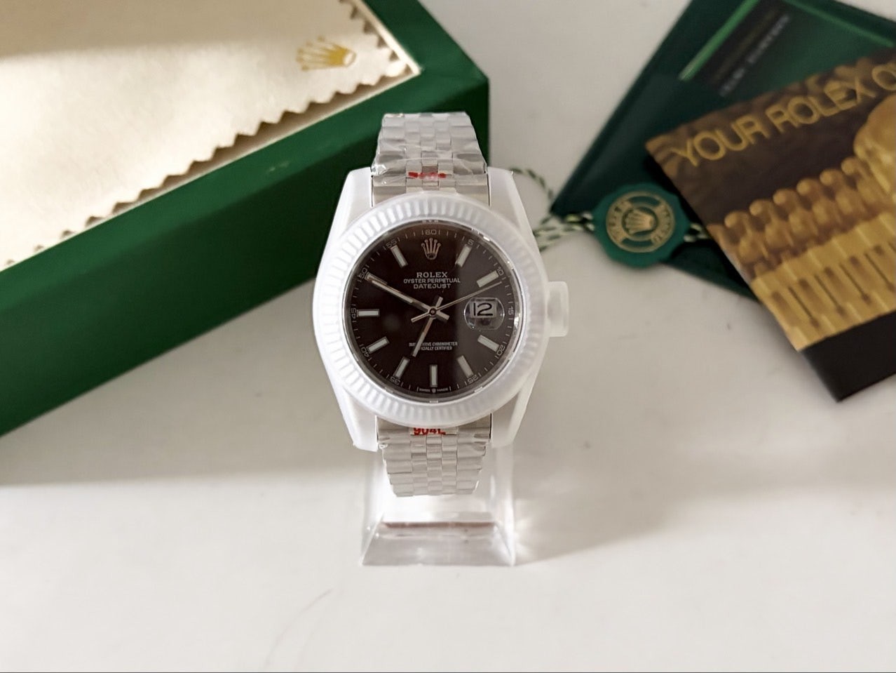 로렉스 데이트저스트 그레이 41mm