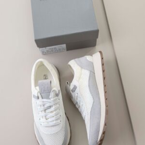 브루넬로쿠치넬리 [Brunello Cucinelli] 스웨이드 메쉬 스니커즈