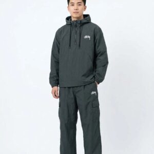 스투시 [Stüssy] 웨이브 다이 비치 쉘 자켓 & 조거팬츠 셋