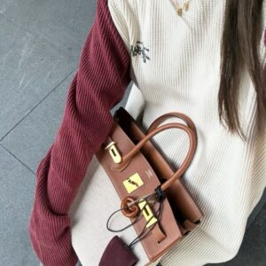스투시 베이직 써멀 투톤 롱슬리브 티셔츠